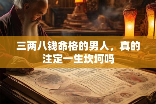 三两八钱命格的男人，真的注定一生坎坷吗