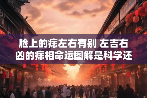 脸上的痣左右有别 左吉右凶的痣相命运图解是科学还是玄学