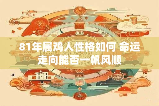 81年属鸡人性格如何 命运走向能否一帆风顺