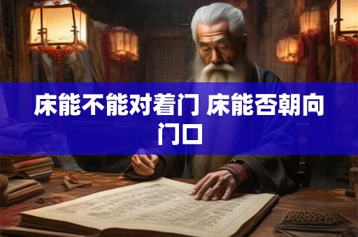床能不能对着门 床能否朝向门口