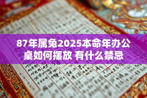 87年属兔2026本命年办公桌如何摆放 有什么禁忌