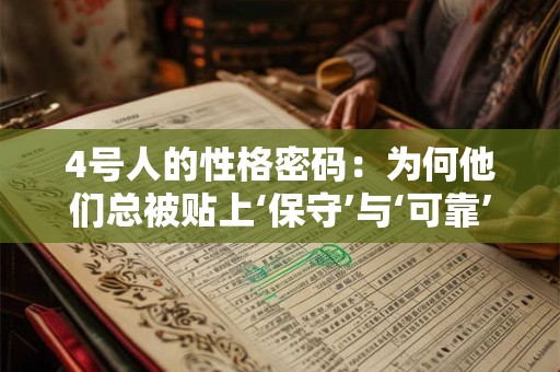 4号人的性格密码：为何他们总被贴上‘保守’与‘可靠’的标签