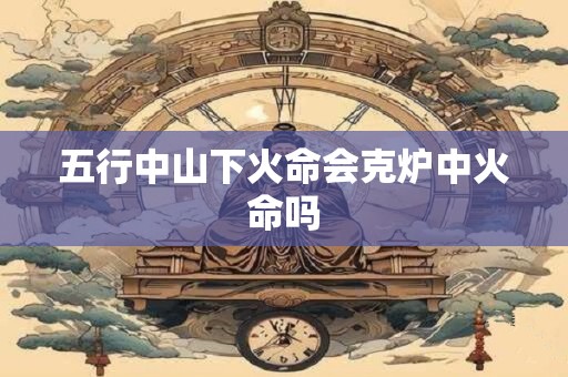 五行中山下火命会克炉中火命吗 五行中山下火命会克炉中火命吗