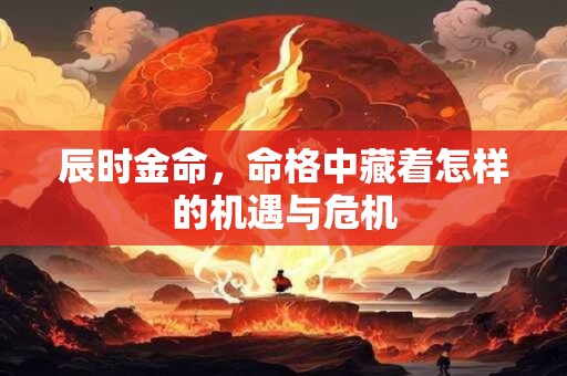 辰时金命，命格中藏着怎样的机遇与危机