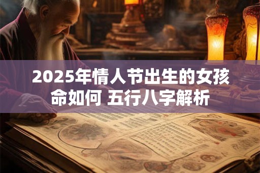 2025年情人节出生的女孩命如何 五行八字解析