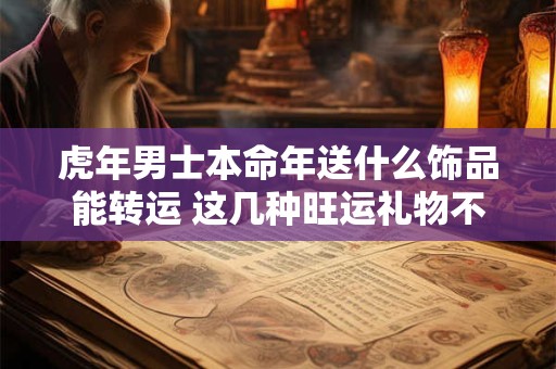 虎年男士本命年送什么饰品能转运 这几种旺运礼物不可错过