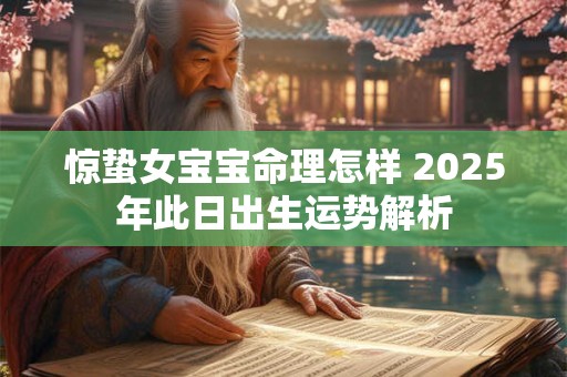 惊蛰女宝宝命理怎样 2025年此日出生运势解析