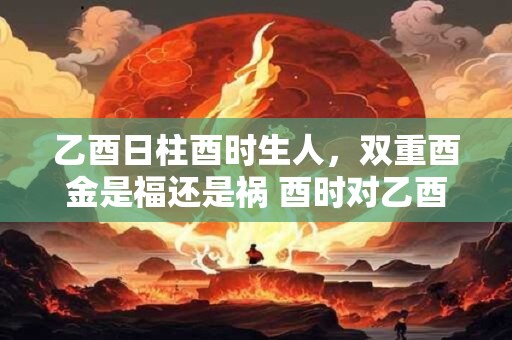 乙酉日柱酉时生人，双重酉金是福还是祸 酉时对乙酉命局的特殊冲击