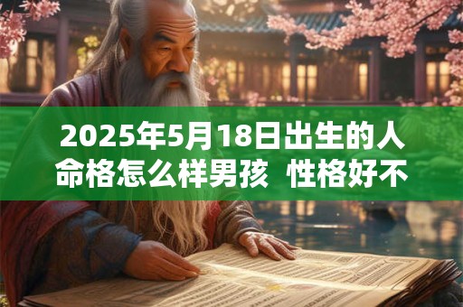 2026年5月18日出生的人命格怎么样男孩  性格好不好