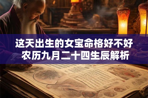 这天出生的女宝命格好不好 农历九月二十四生辰解析
