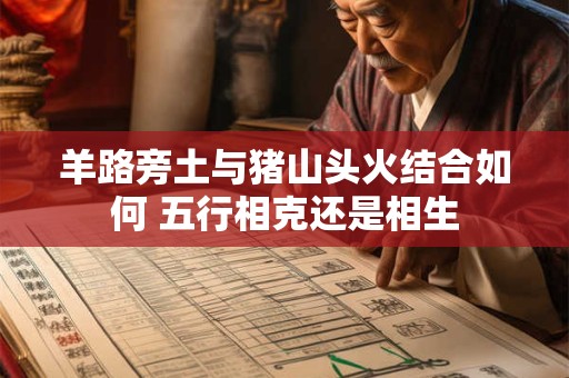 羊路旁土与猪山头火结合如何 五行相克还是相生