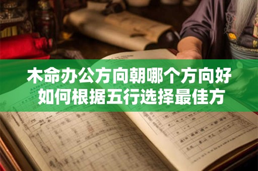 木命办公方向朝哪个方向好 如何根据五行选择最佳方位