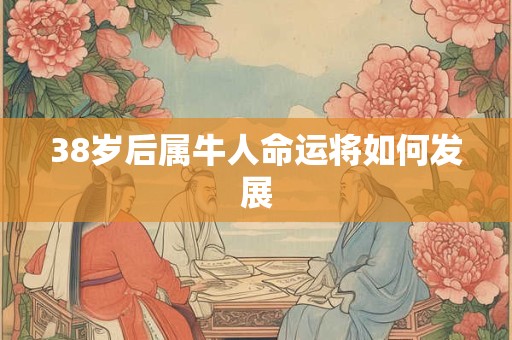 38岁后属牛人命运将如何发展