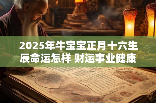 2025年牛宝宝正月十六生辰命运怎样 财运事业健康全解析