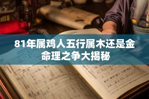 81年属鸡人五行属木还是金 命理之争大揭秘