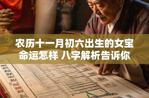 农历十一月初六出生的女宝命运怎样 八字解析告诉你