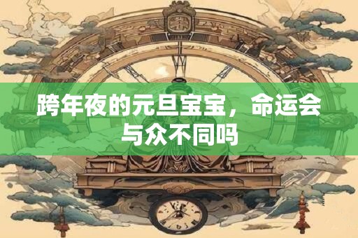 跨年夜的元旦宝宝，命运会与众不同吗