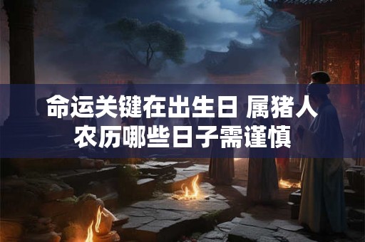 命运关键在出生日 属猪人农历哪些日子需谨慎