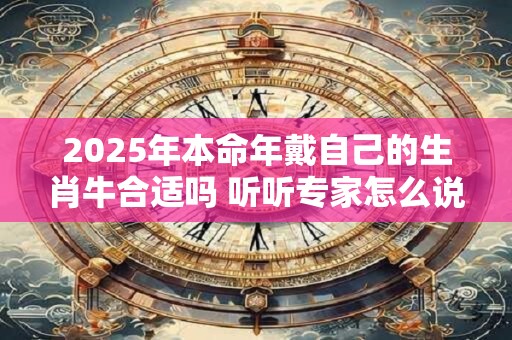 2025年本命年戴自己的生肖牛合适吗 听听专家怎么说