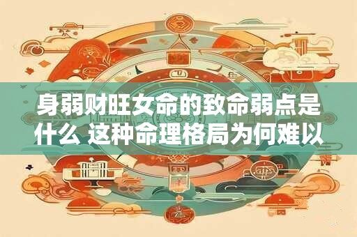 身弱财旺女命的致命弱点是什么 这种命理格局为何难以驾驭