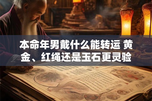 本命年男戴什么能转运 黄金、红绳还是玉石更灵验