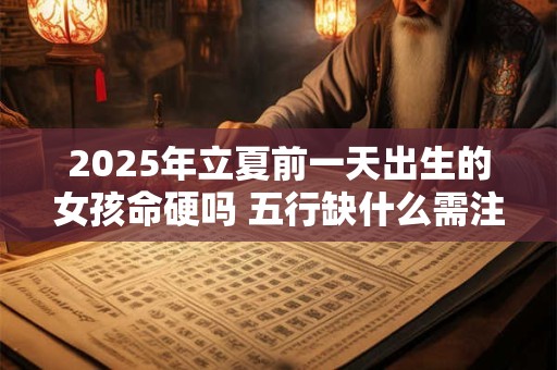 2025年立夏前一天出生的女孩命硬吗 五行缺什么需注意