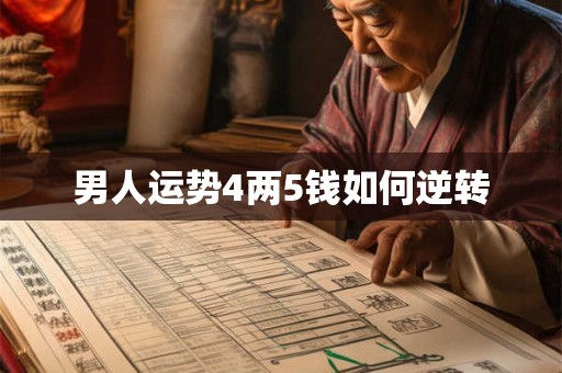 男人运势4两5钱如何逆转