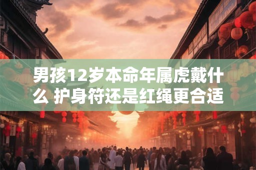 男孩12岁本命年属虎戴什么 护身符还是红绳更合适