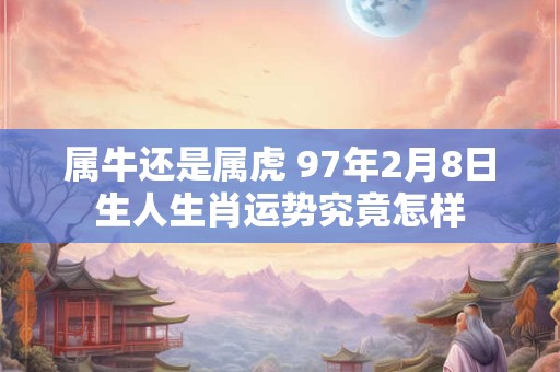 属牛还是属虎 97年2月8日生人生肖运势究竟怎样