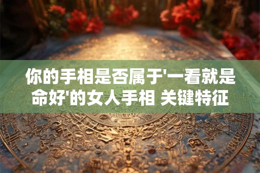 你的手相是否属于'一看就是命好'的女人手相 关键特征解析