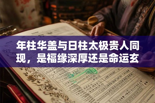 年柱华盖与日柱太极贵人同现，是福缘深厚还是命运玄机