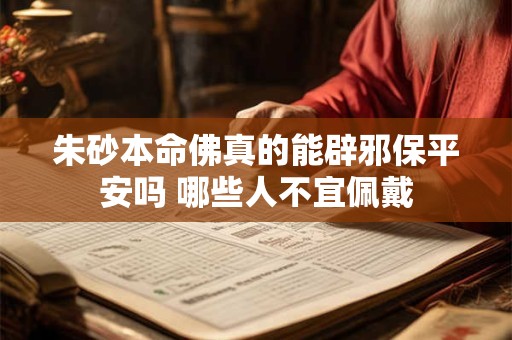 朱砂本命佛真的能辟邪保平安吗 哪些人不宜佩戴