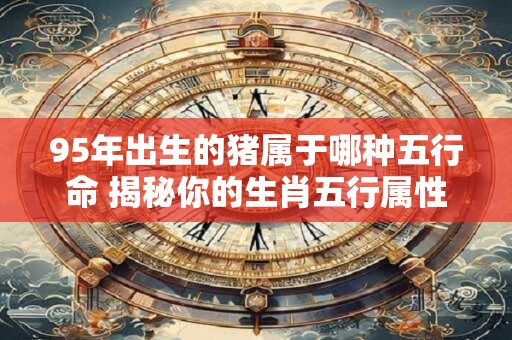 95年出生的猪属于哪种五行命 揭秘你的生肖五行属性