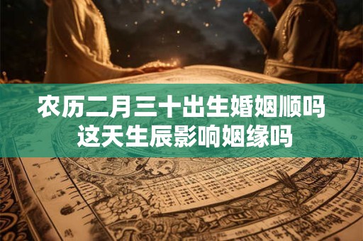 农历二月三十出生婚姻顺吗 这天生辰影响姻缘吗
