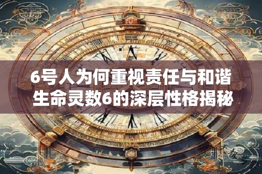 6号人为何重视责任与和谐 生命灵数6的深层性格揭秘