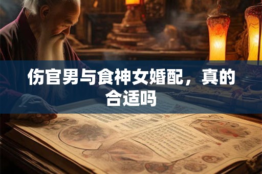 伤官男与食神女婚配，真的合适吗