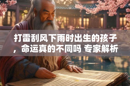 打雷刮风下雨时出生的孩子，命运真的不同吗 专家解析背后奥秘