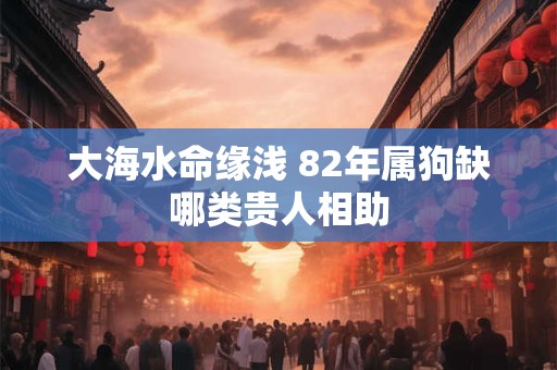 大海水命缘浅 82年属狗缺哪类贵人相助