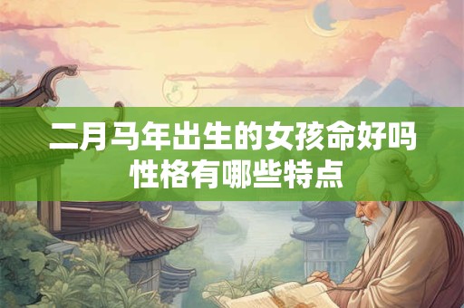 二月马年出生的女孩命好吗 性格有哪些特点