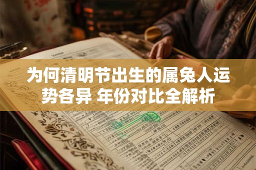 为何清明节出生的属兔人运势各异 年份对比全解析