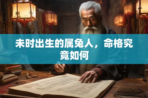 未时出生的属兔人，命格究竟如何