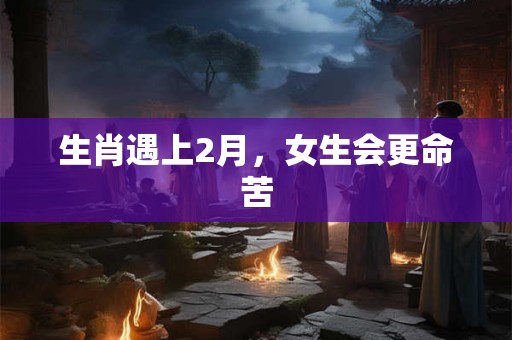 生肖遇上2月，女生会更命苦