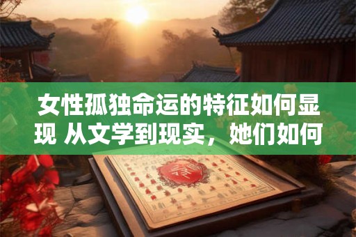 女性孤独命运的特征如何显现 从文学到现实，她们如何面对这种境遇