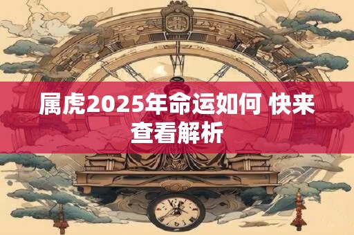 属虎2025年命运如何 快来查看解析