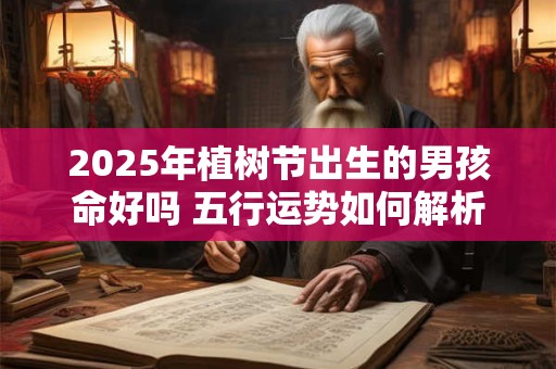2025年植树节出生的男孩命好吗 五行运势如何解析