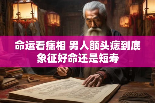 命运看痣相 男人额头痣到底象征好命还是短寿