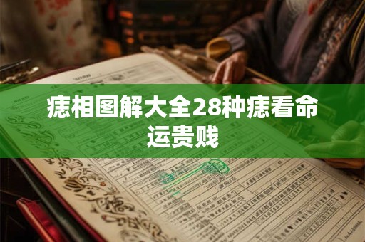痣相图解大全28种痣看命运贵贱
