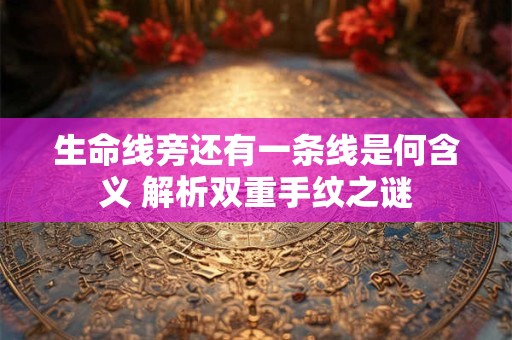 生命线旁还有一条线是何含义 解析双重手纹之谜