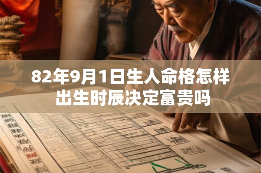 82年9月1日生人命格怎样 出生时辰决定富贵吗