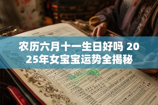 农历六月十一生日好吗 2025年女宝宝运势全揭秘